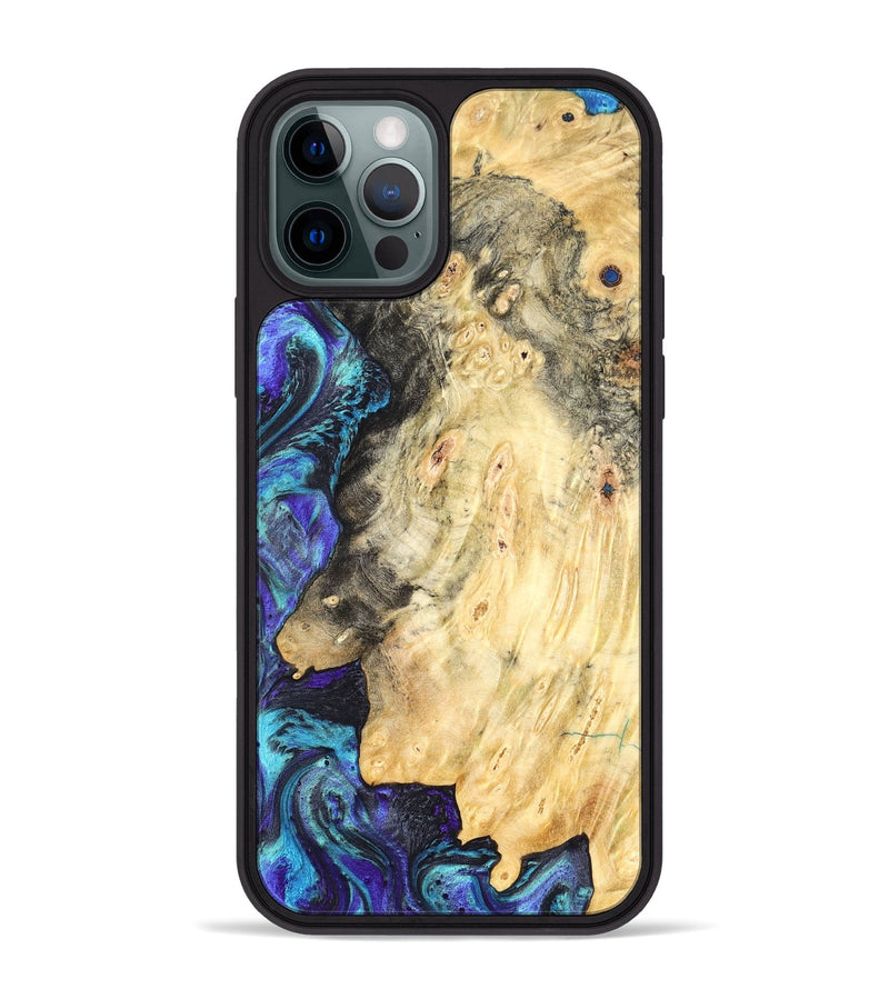 iPhone 12 Pro Max Wood Phone Case - Kailyn (Purple, 824097)