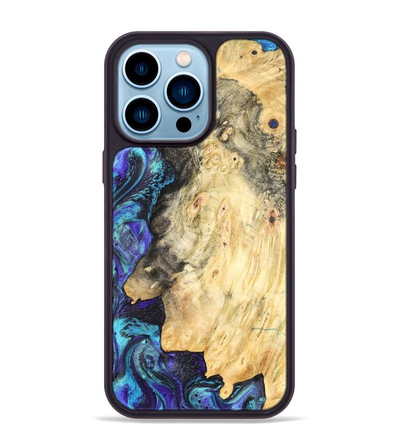 iPhone 14 Pro Max Wood Phone Case - Kailyn (Purple, 824097)