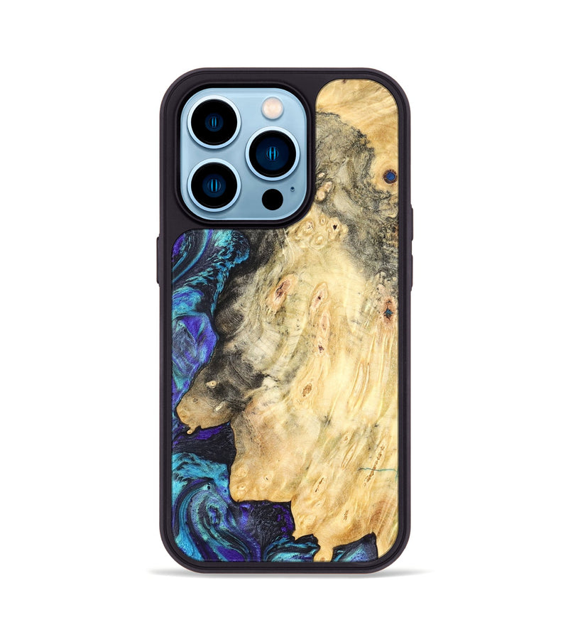 iPhone 14 Pro Wood Phone Case - Kailyn (Purple, 824097)