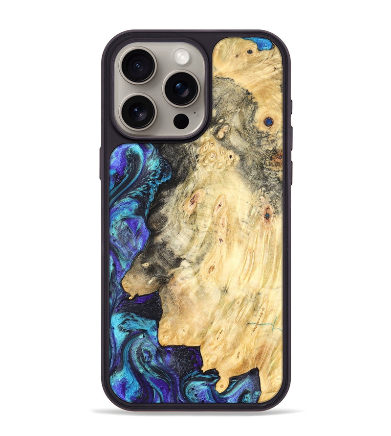 iPhone 15 Pro Max Wood Phone Case - Kailyn (Purple, 824097)