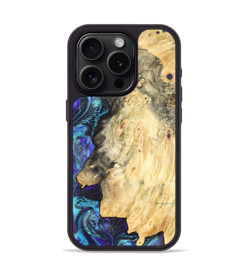 iPhone 15 Pro Wood Phone Case - Kailyn (Purple, 824097)