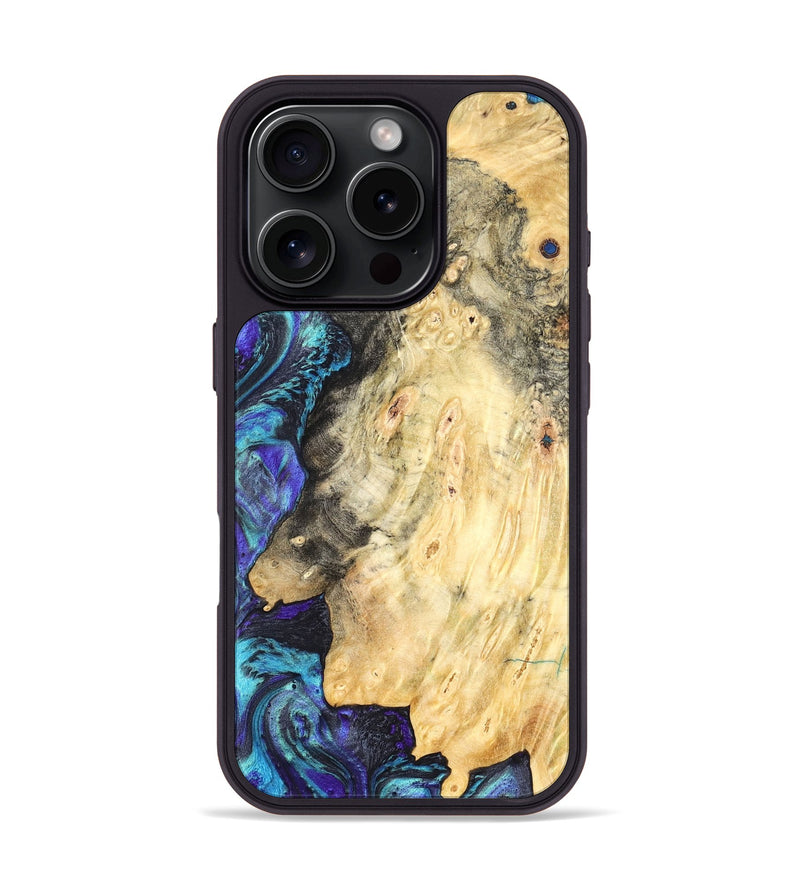 iPhone 16 Pro Wood Phone Case - Kailyn (Purple, 824097)
