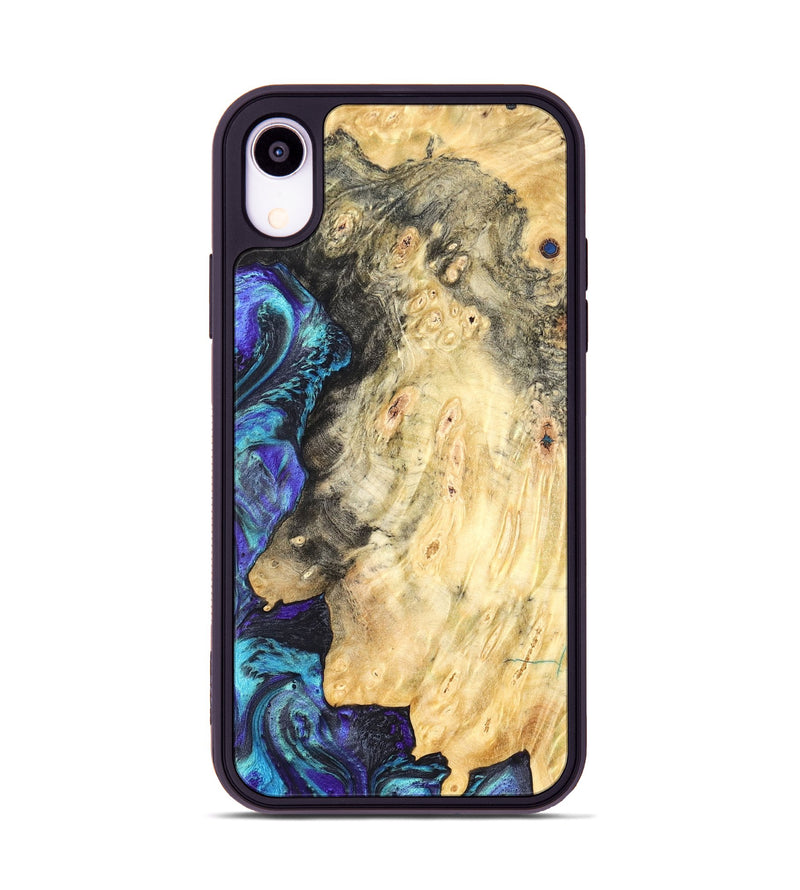iPhone Xr Wood Phone Case - Kailyn (Purple, 824097)