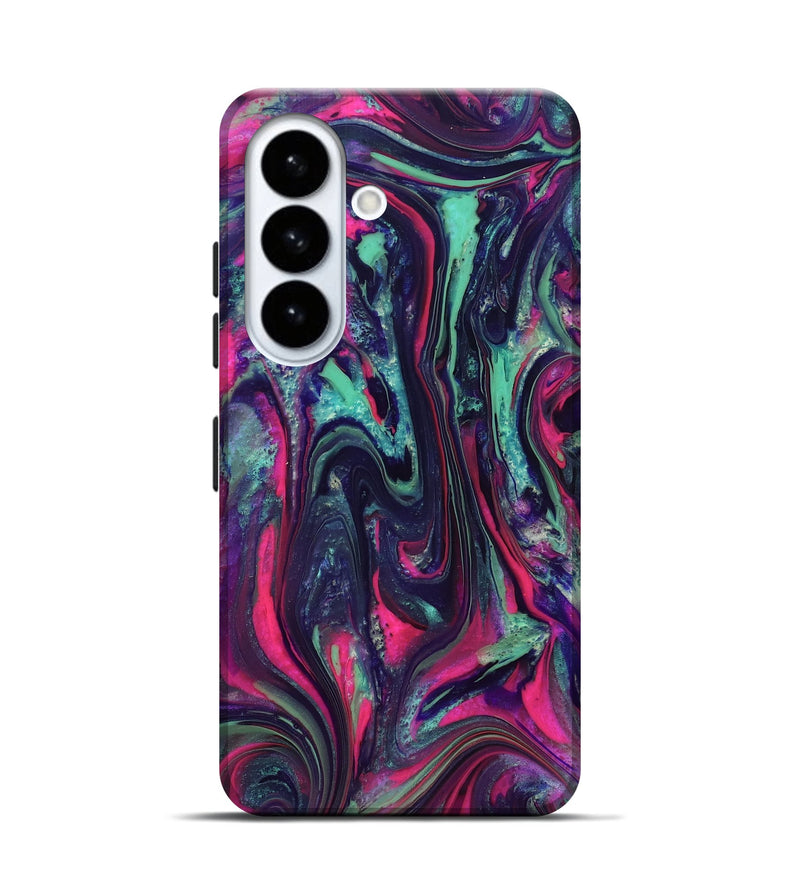 Galaxy S26 ResinArt Live Edge Phone Case - Hakeem (Neon, 824104)