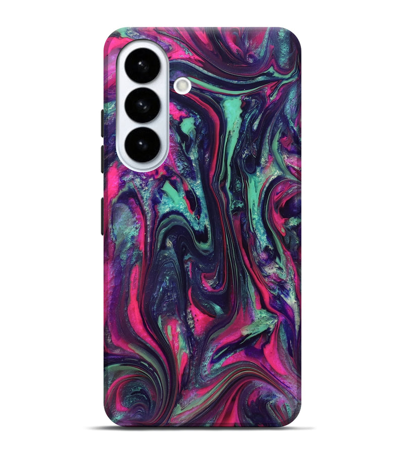 Galaxy S26 Plus ResinArt Live Edge Phone Case - Hakeem (Neon, 824104)