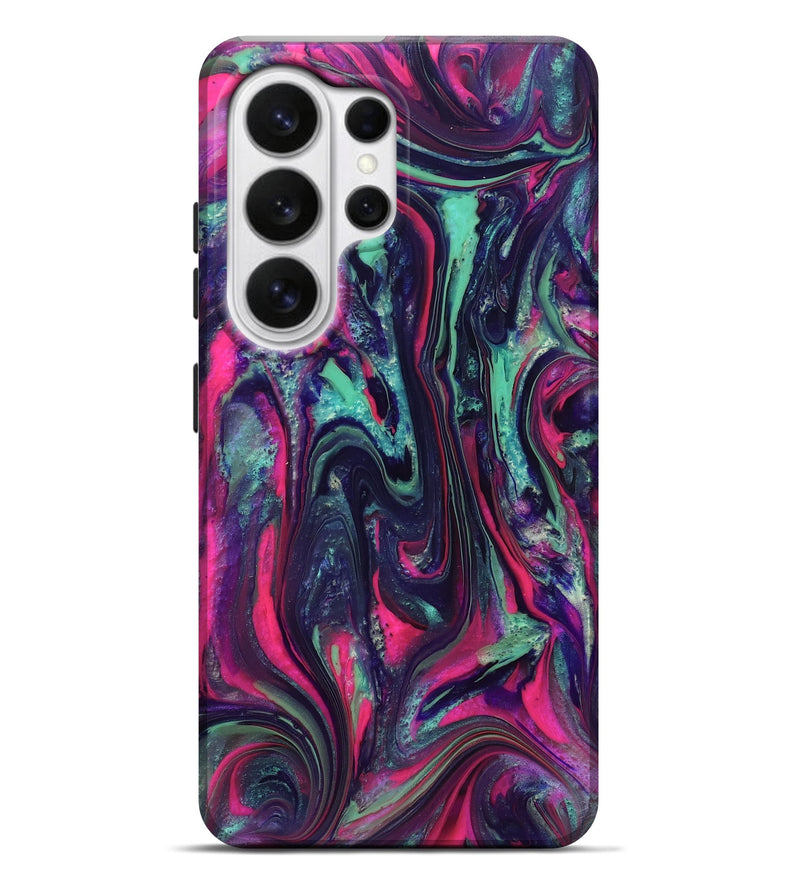 Galaxy S26 Ultra ResinArt Live Edge Phone Case - Hakeem (Neon, 824104)