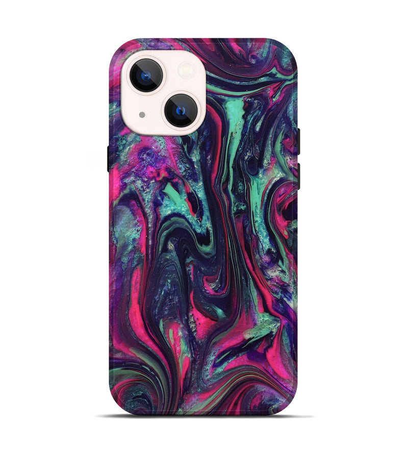 iPhone 14 ResinArt Live Edge Phone Case - Hakeem (Neon, 824104)