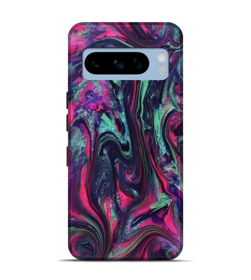 Pixel 8 Pro ResinArt Live Edge Phone Case - Hakeem (Neon, 824104)