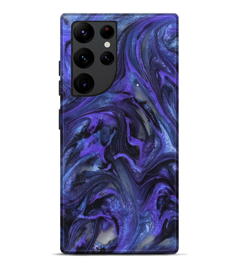 Galaxy S22 Ultra ResinArt Live Edge Phone Case - Onie (Purple, 824105)