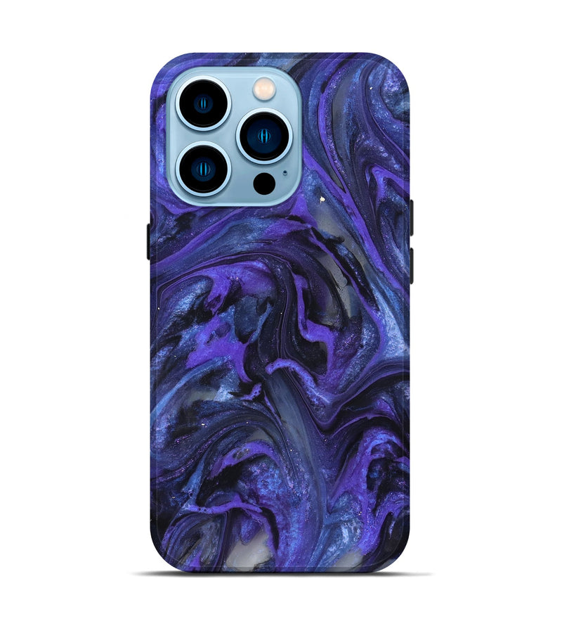 iPhone 14 Pro ResinArt Live Edge Phone Case - Onie (Purple, 824105)
