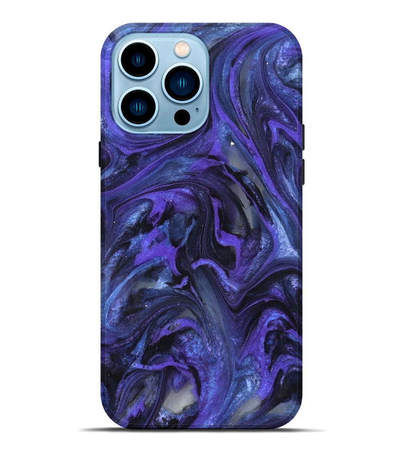 iPhone 14 Pro Max ResinArt Live Edge Phone Case - Onie (Purple, 824105)