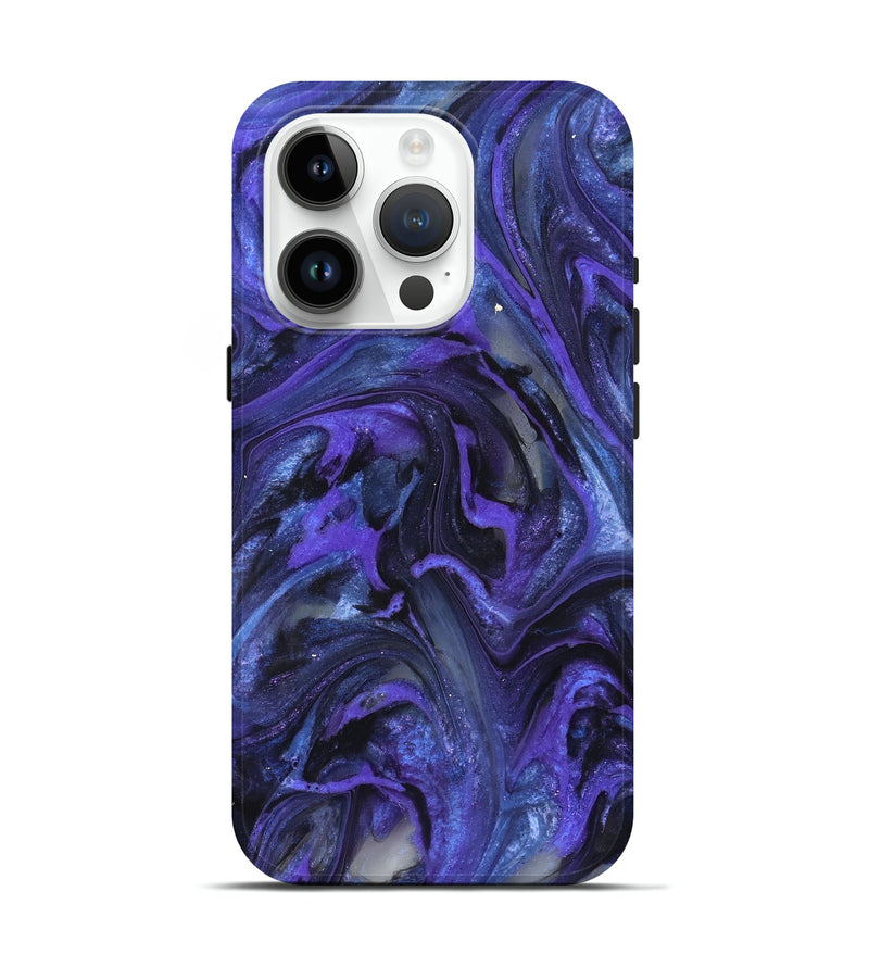 iPhone 15 Pro ResinArt Live Edge Phone Case - Onie (Purple, 824105)