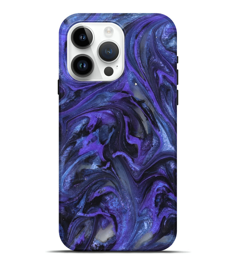 iPhone 15 Pro Max ResinArt Live Edge Phone Case - Onie (Purple, 824105)