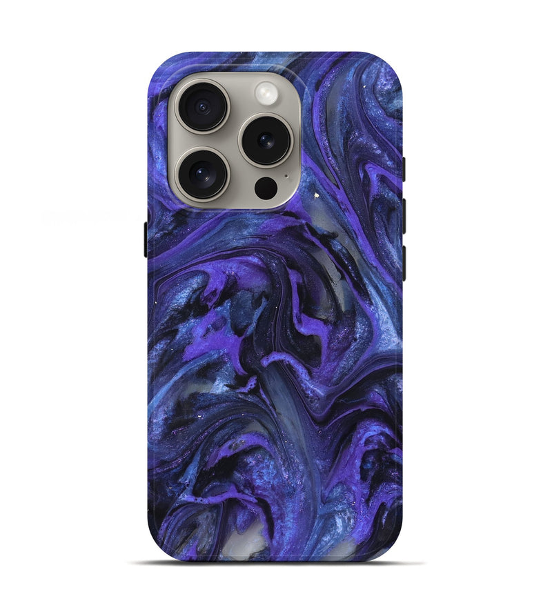 iPhone 16 Pro ResinArt Live Edge Phone Case - Onie (Purple, 824105)