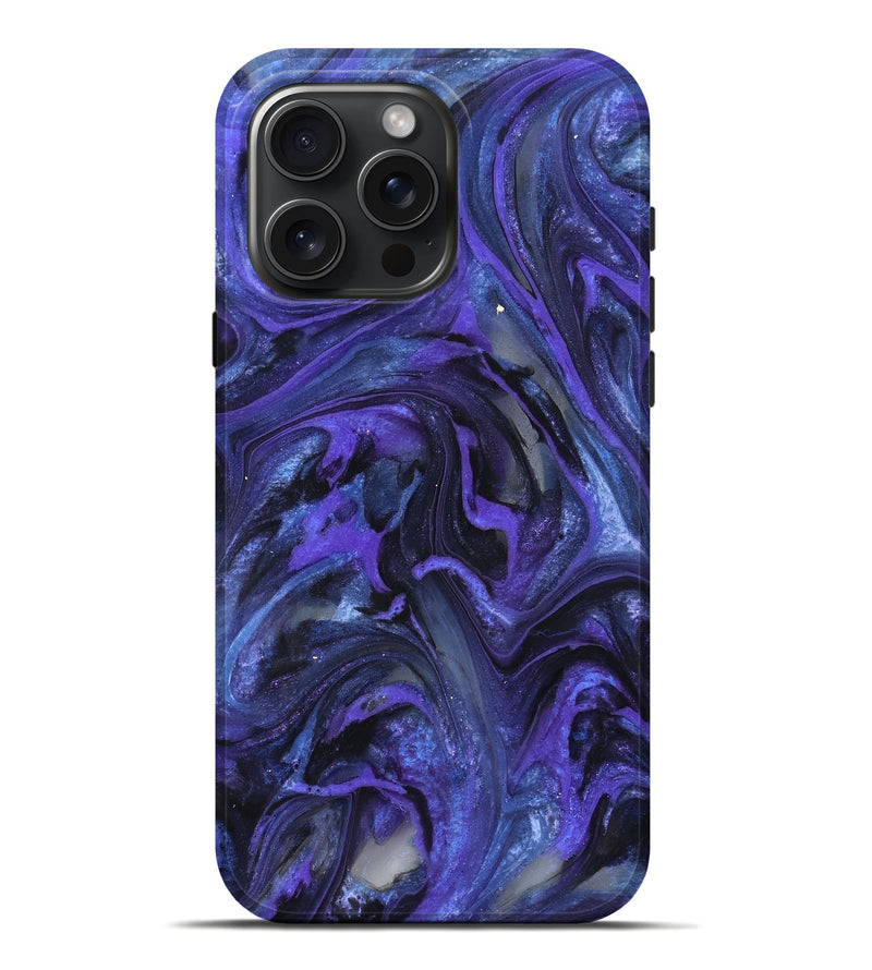 iPhone 16 Pro Max ResinArt Live Edge Phone Case - Onie (Purple, 824105)