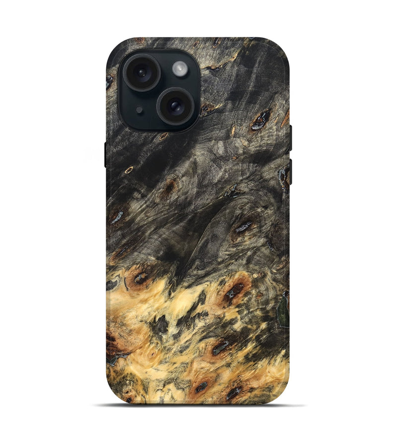 iPhone 15 Wood Live Edge Phone Case - Laney (Solid Wood, 824107)