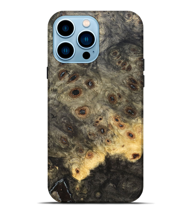 iPhone 14 Pro Max Wood Live Edge Phone Case - Maud (Solid Wood, 824108)