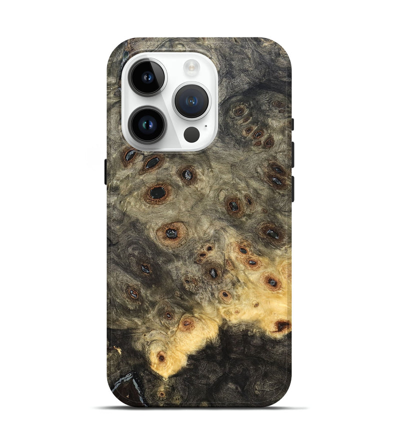 iPhone 15 Pro Wood Live Edge Phone Case - Maud (Solid Wood, 824108)