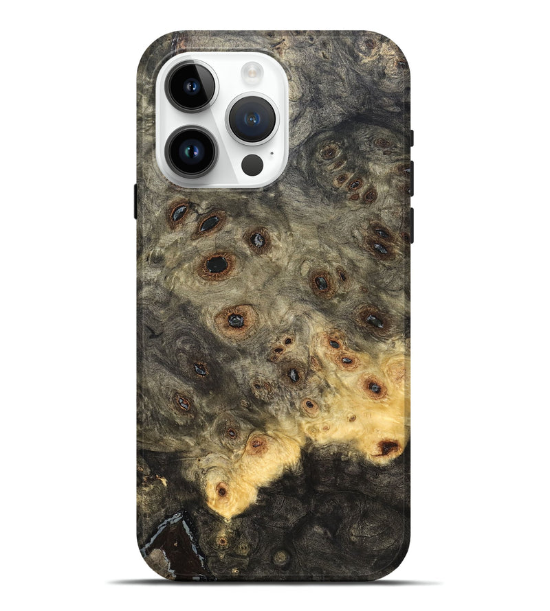 iPhone 15 Pro Max Wood Live Edge Phone Case - Maud (Solid Wood, 824108)