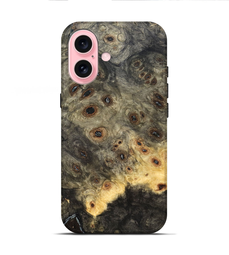 iPhone 16 Wood Live Edge Phone Case - Maud (Solid Wood, 824108)