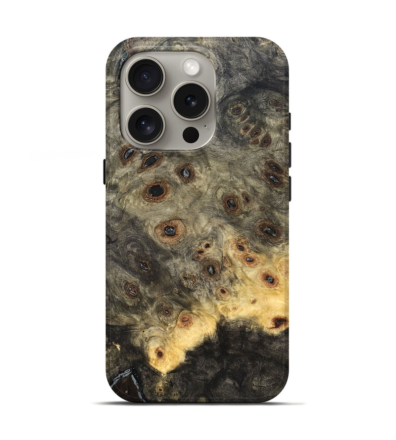 iPhone 16 Pro Wood Live Edge Phone Case - Maud (Solid Wood, 824108)
