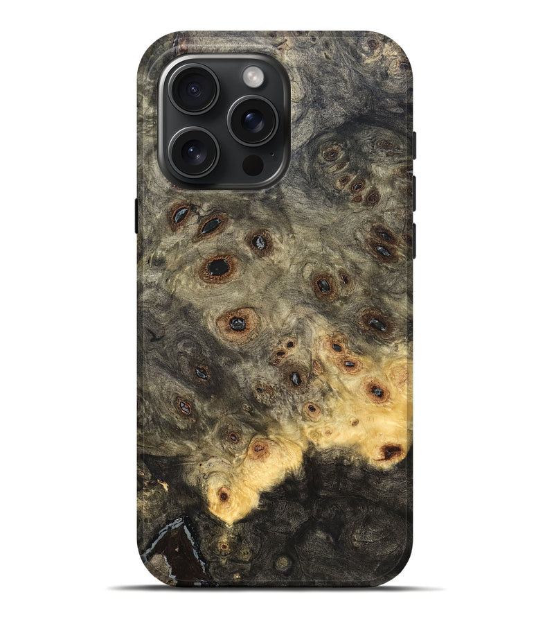 iPhone 16 Pro Max Wood Live Edge Phone Case - Maud (Solid Wood, 824108)