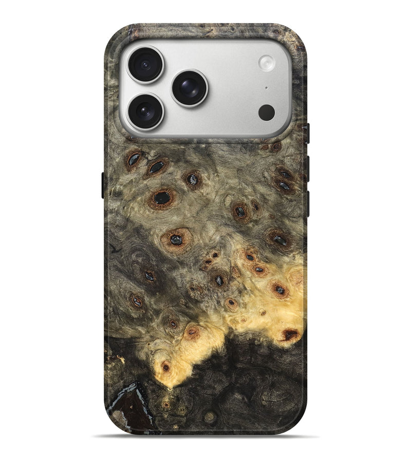 iPhone 17 Pro Max Wood Live Edge Phone Case - Maud (Solid Wood, 824108)