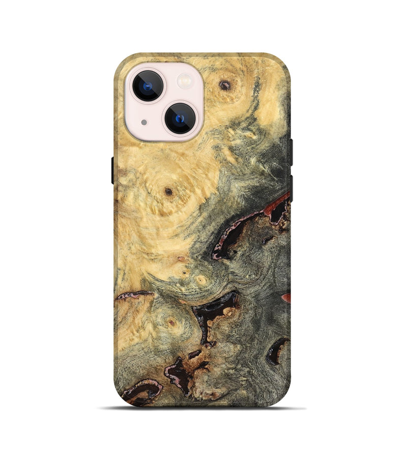 iPhone 13 mini Wood Live Edge Phone Case - Bud (Solid Wood, 824109)
