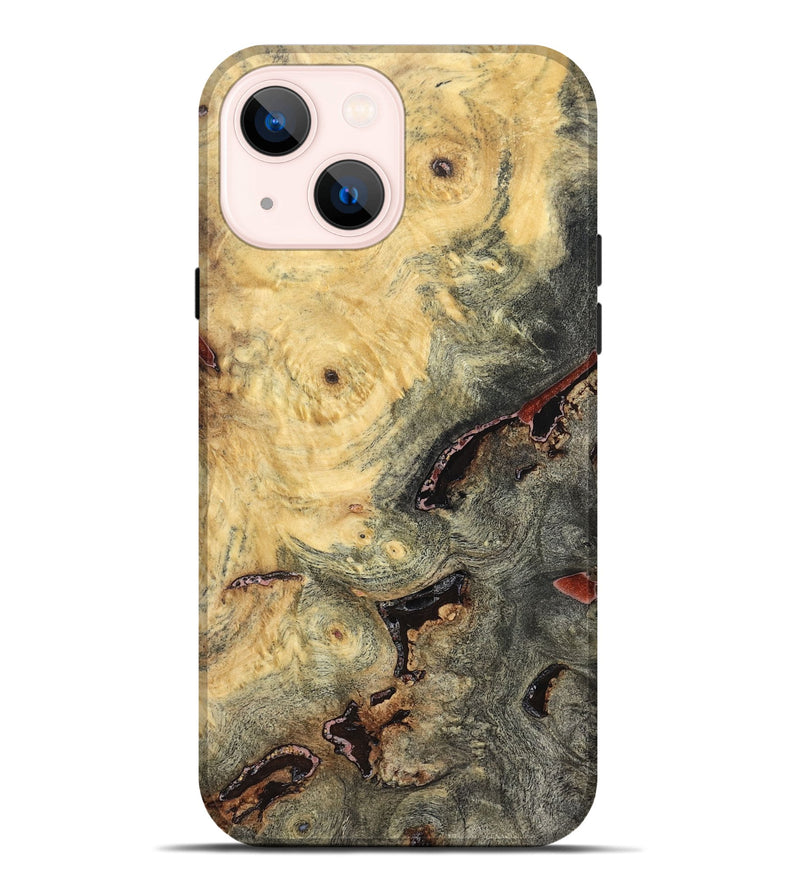 iPhone 14 Plus Wood Live Edge Phone Case - Bud (Solid Wood, 824109)