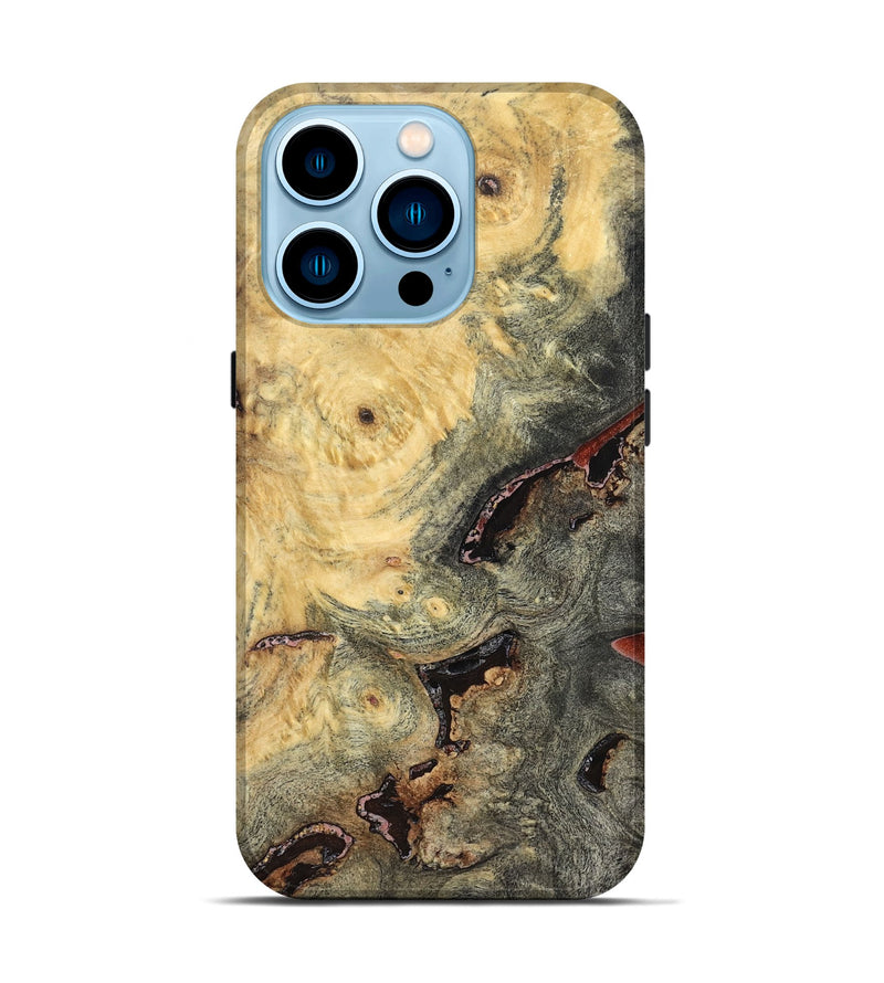 iPhone 14 Pro Wood Live Edge Phone Case - Bud (Solid Wood, 824109)