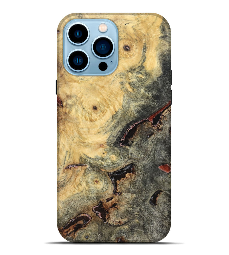iPhone 14 Pro Max Wood Live Edge Phone Case - Bud (Solid Wood, 824109)