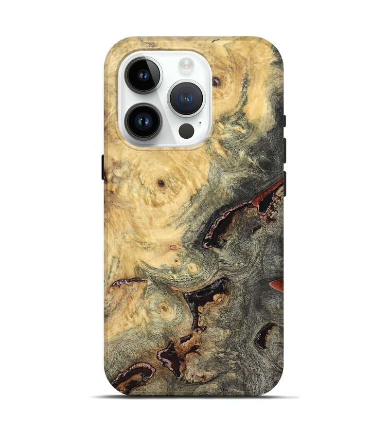 iPhone 15 Pro Wood Live Edge Phone Case - Bud (Solid Wood, 824109)