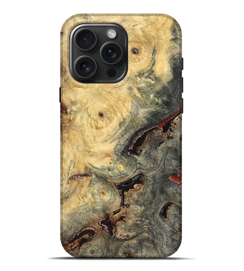 iPhone 16 Pro Max Wood Live Edge Phone Case - Bud (Solid Wood, 824109)