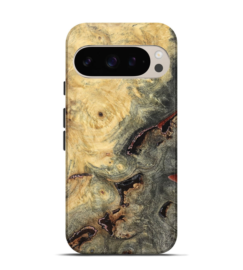 Pixel 9 Pro Wood Live Edge Phone Case - Bud (Solid Wood, 824109)