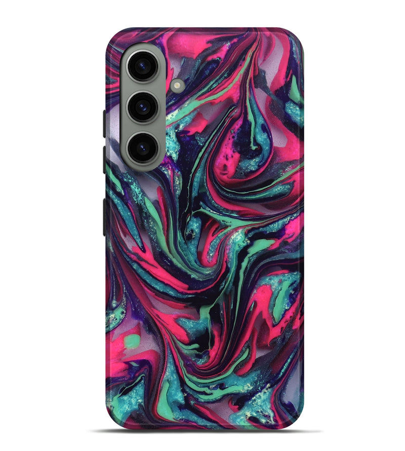 Galaxy S24 Plus ResinArt Live Edge Phone Case - Cletus (Neon, 824111)