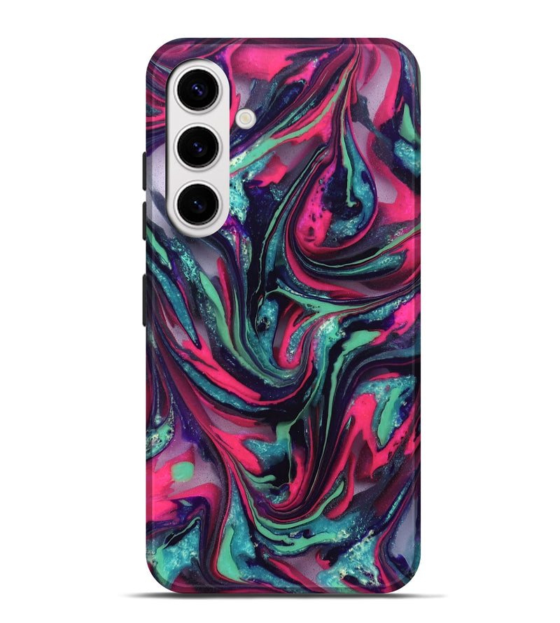 Galaxy S25 Plus ResinArt Live Edge Phone Case - Cletus (Neon, 824111)