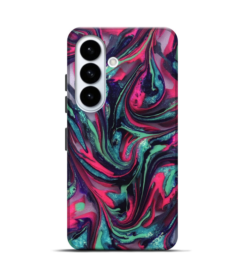 Galaxy S26 ResinArt Live Edge Phone Case - Cletus (Neon, 824111)