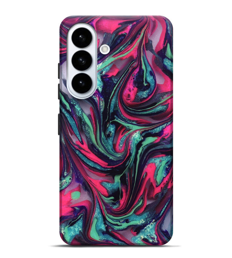 Galaxy S26 Plus ResinArt Live Edge Phone Case - Cletus (Neon, 824111)