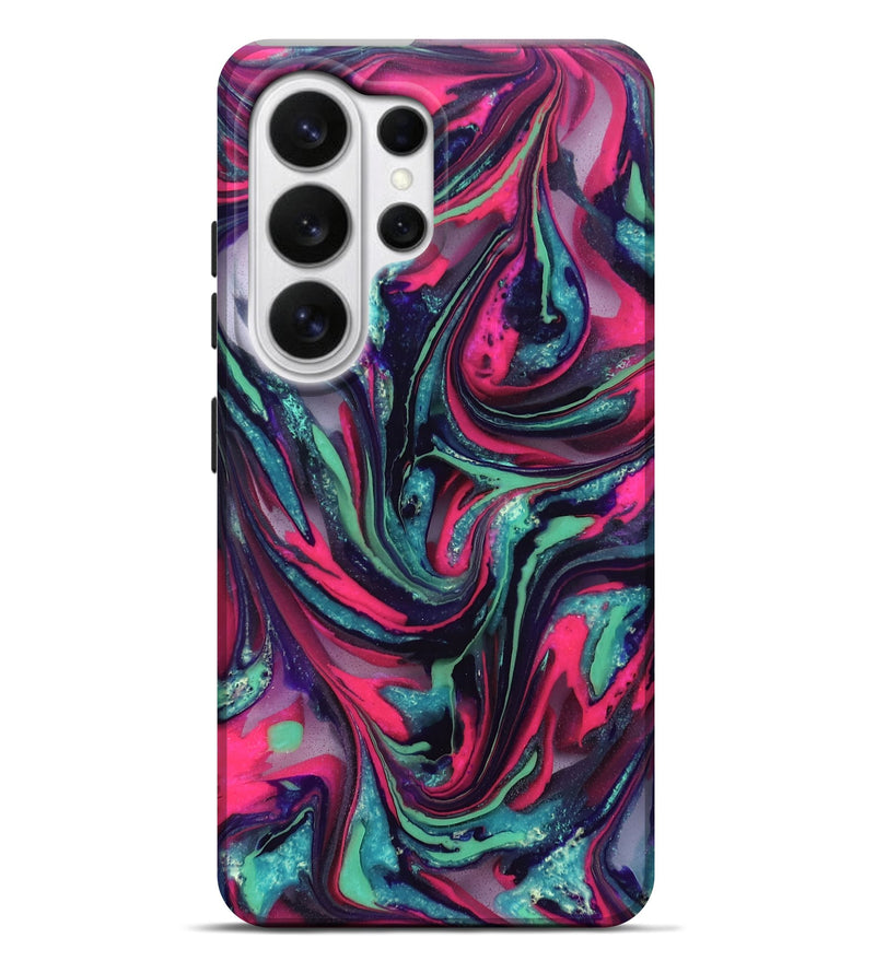 Galaxy S26 Ultra ResinArt Live Edge Phone Case - Cletus (Neon, 824111)