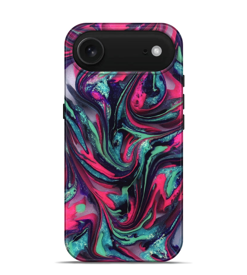 iPhone 17 Air ResinArt Live Edge Phone Case - Cletus (Neon, 824111)