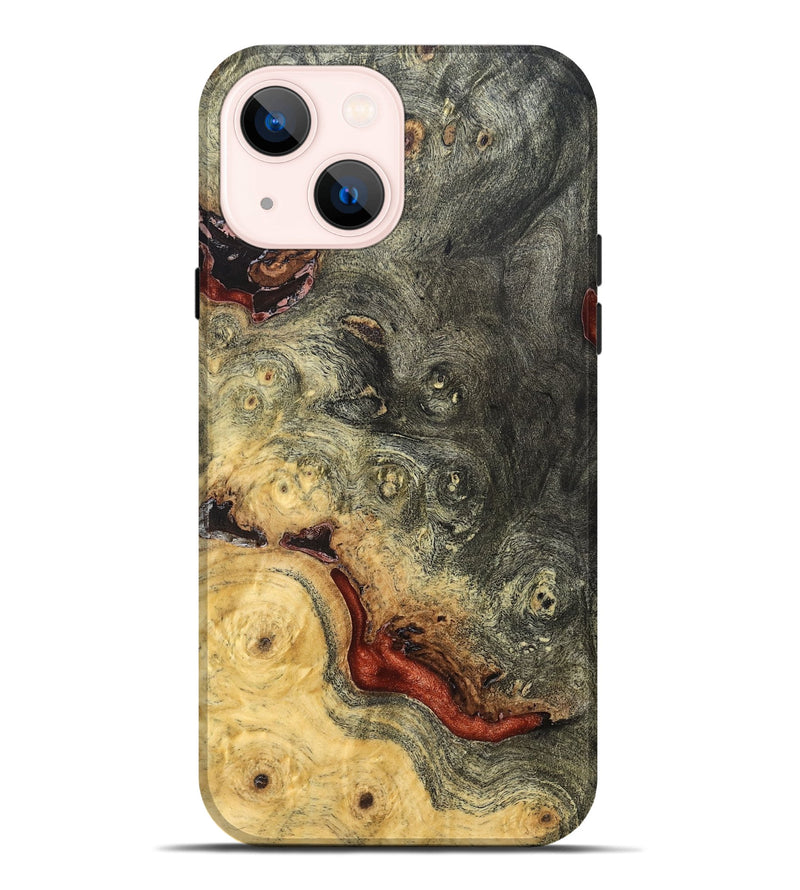 iPhone 14 Plus Wood Live Edge Phone Case - Jodie (Solid Wood, 824113)