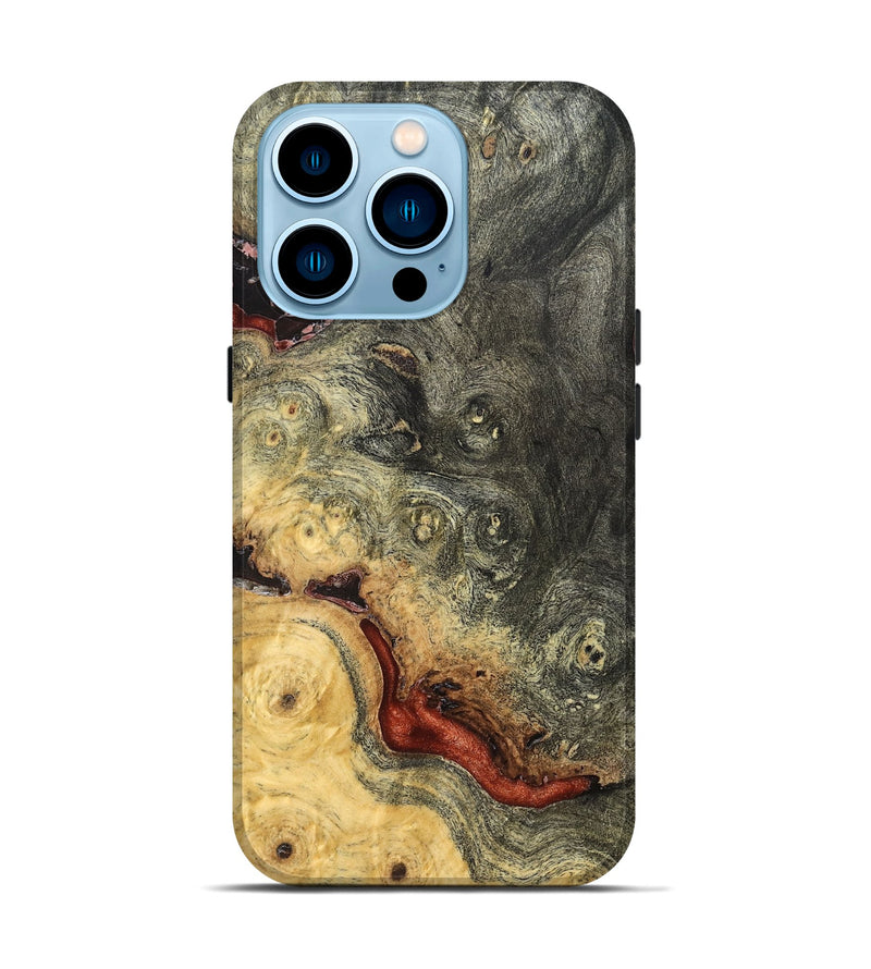 iPhone 14 Pro Wood Live Edge Phone Case - Jodie (Solid Wood, 824113)