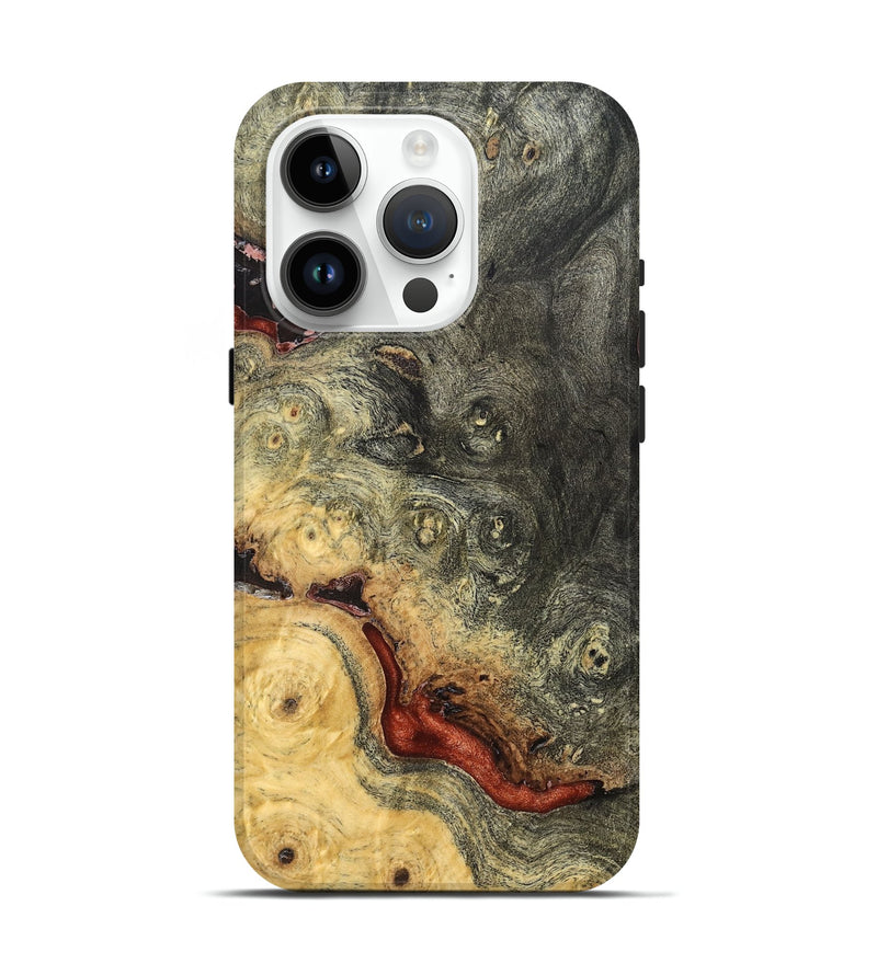 iPhone 15 Pro Wood Live Edge Phone Case - Jodie (Solid Wood, 824113)