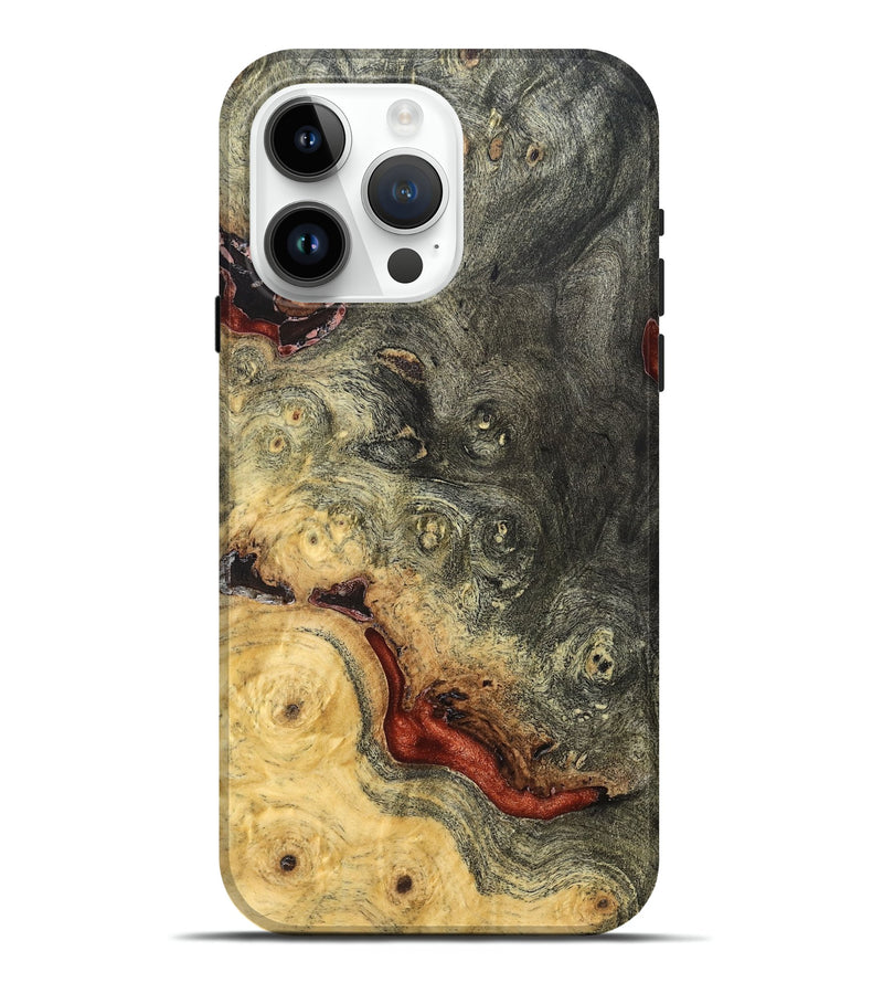 iPhone 15 Pro Max Wood Live Edge Phone Case - Jodie (Solid Wood, 824113)