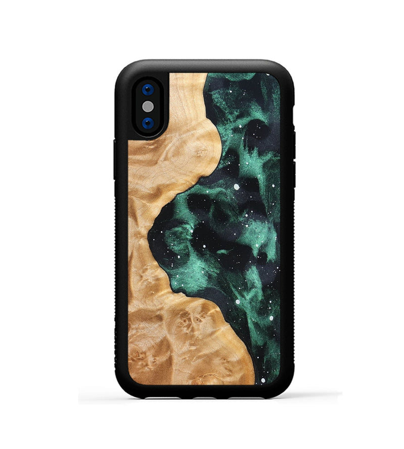 iPhone Xs Wood Phone Case - Elodie (Cosmos, 824119)