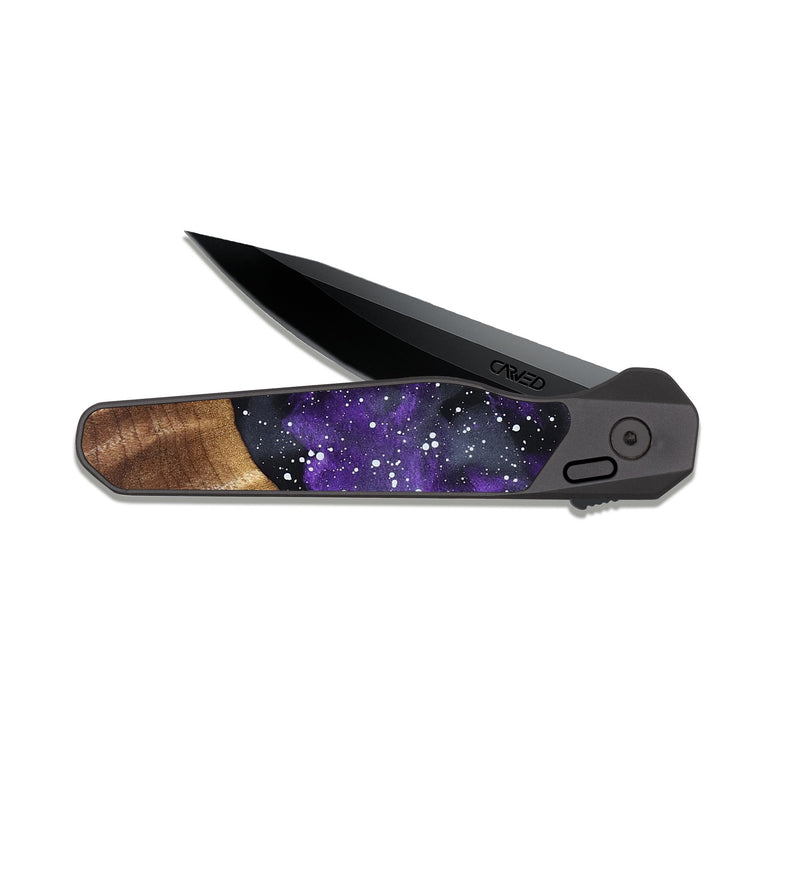 EDC Dark Slate Wood Pocket Knife - Jazmine (Cosmos, 824126)