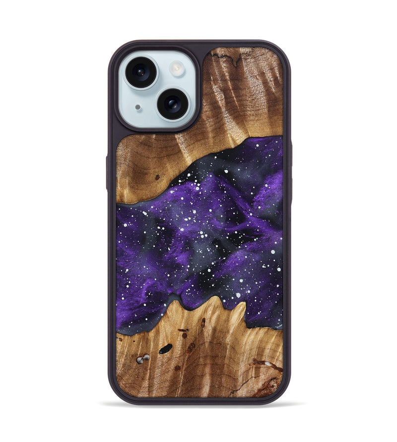 iPhone 15 Wood Phone Case - Jazmine (Cosmos, 824126)