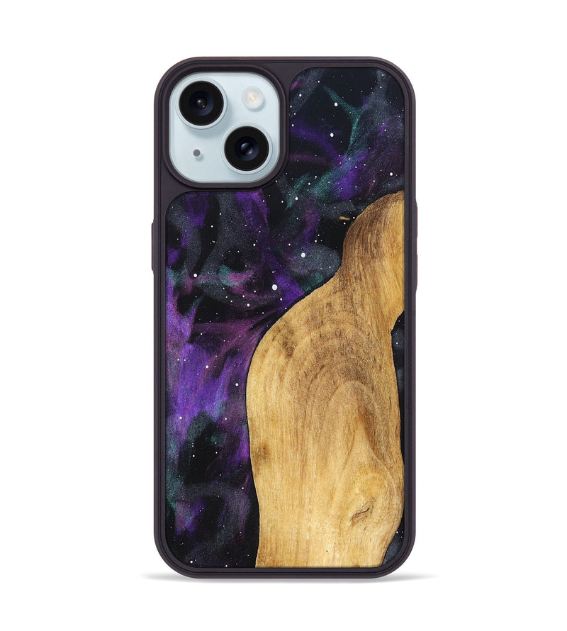 iPhone 15 Wood Phone Case - Cleta (Cosmos, 824128)
