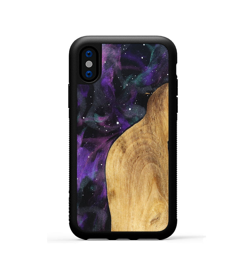 iPhone Xs Wood Phone Case - Cleta (Cosmos, 824128)