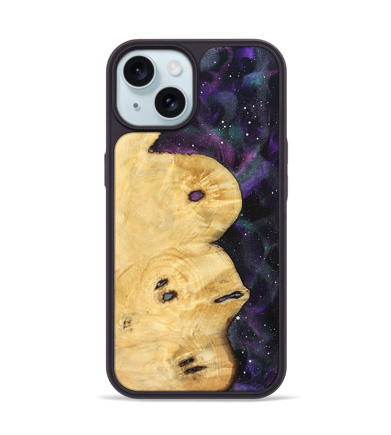 iPhone 15 Wood Phone Case - Gaye (Cosmos, 824138)